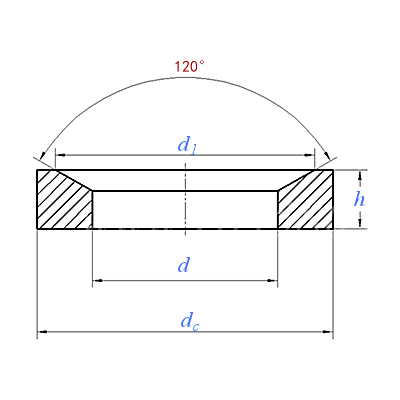 DIN 6319 (G):2001 غسالة مقعد مخروطية من النوع G
