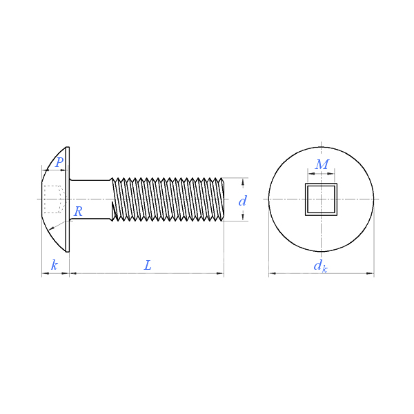 ASME B18.6.3 (H7B-III): برغي محرك مربع برأس جملوني 2024