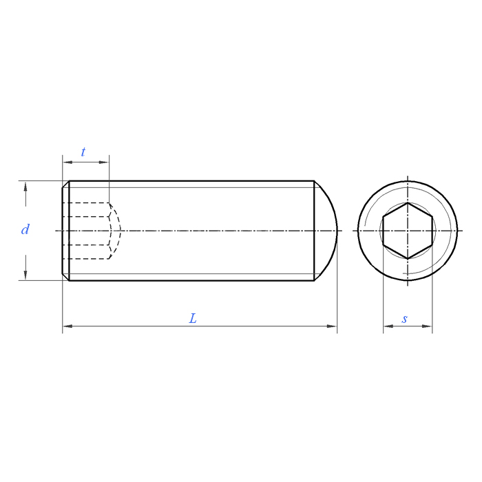 ASME B18.3 (T14 OVAL): برغي تثبيت رأس بيضاوي سداسي المقبس 2012