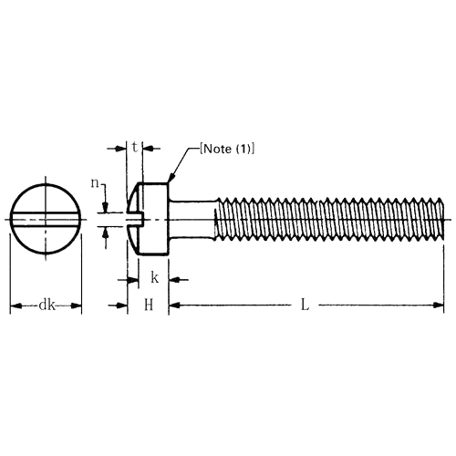 ASME/ANSI B18.6.3 (T21): برغي مثقوب برأس أسطواني بيضاوي 2010