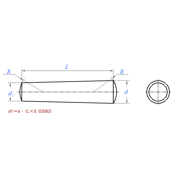 ASME B18.8.2:2020 دبوس مخروطي
